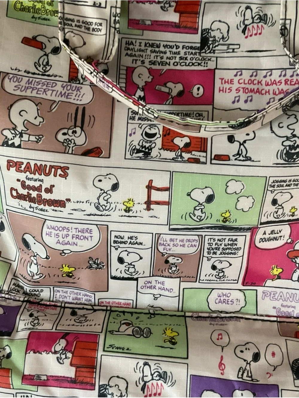 Snoopy Hapitas Backpack With Handle HAP0103-PN-P Carry-On